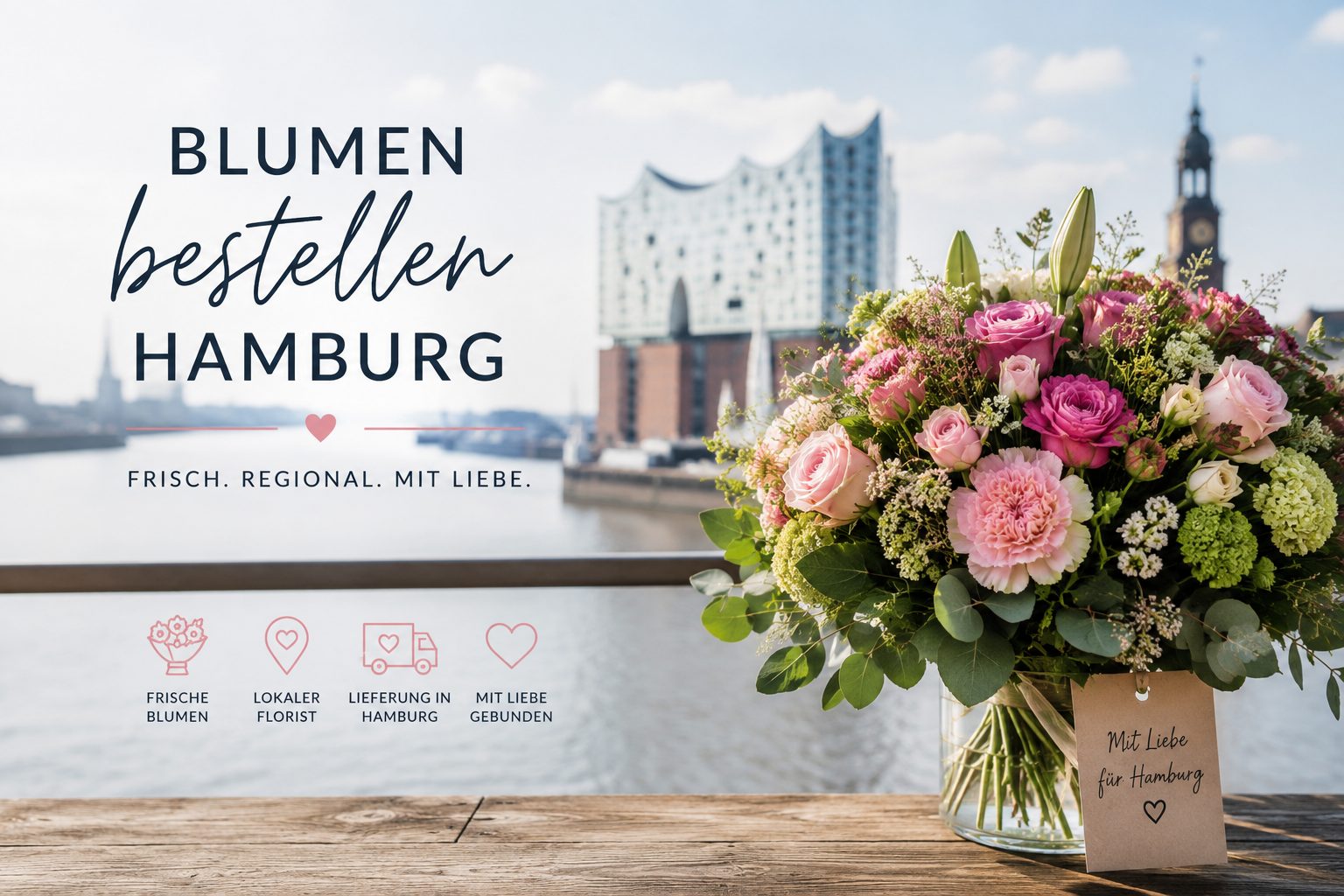 Wo bestellt man Blumen in Hamburg?